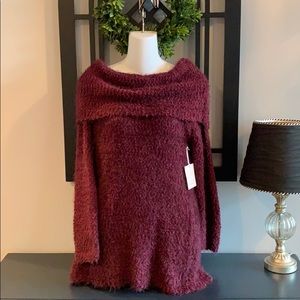 Lauren Conrad Women’s Sweater Off/On Shoulder